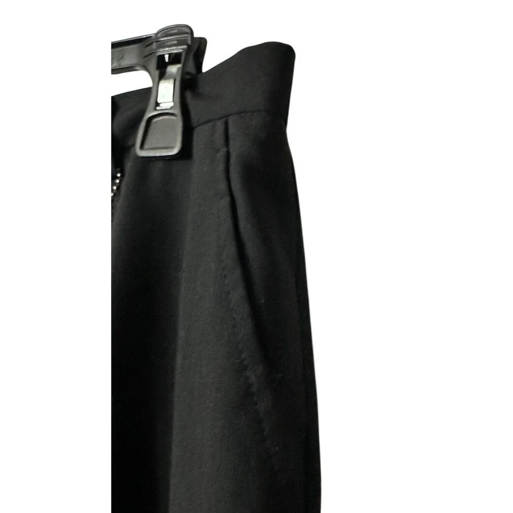 NWT Zanella Italy Jenna Womens Black‎ Wool Dress Pants Slacks Trousers Size 14